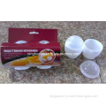 2PCS Plastic Egg Steamer for Microwave Oven (CY11326)